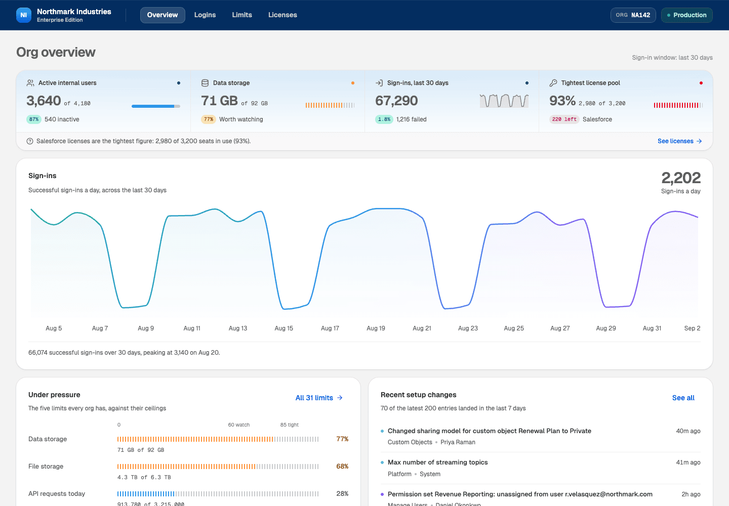 Org Overview template